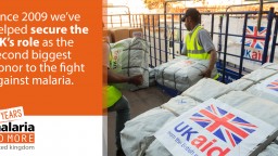 UKaid in action to fight malaria